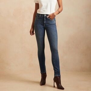Banana Republic Jeans High-Rise Slim 31 Long Cruz Medium Wash Classic Stretch